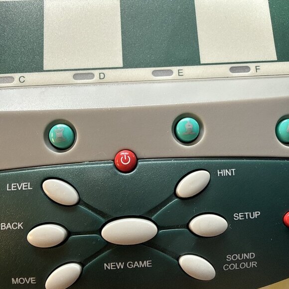 CHESSMAN Pro Lexibook CG 1400 Electronic Chess Game 2002 TIMER Instructions - Picture 4 of 16
